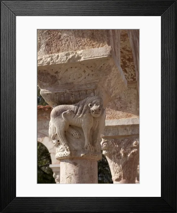 Framed Print : FRANCE. Codalet. Monastery of St. Michel of Cuixஅ Framed Print : FRANCE. Codalet. Monastery of St. Michel of Cuixஅ