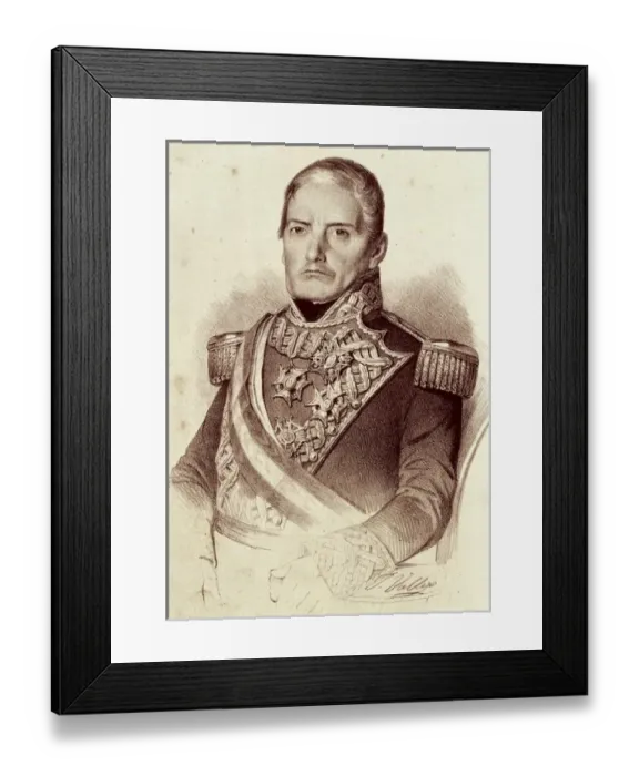 Framed Print : ALAIX FABREGAS, Isidro de (1790 - 1853). Spanish Framed Print : ALAIX FABREGAS, Isidro de (1790 - 1853). Spanish