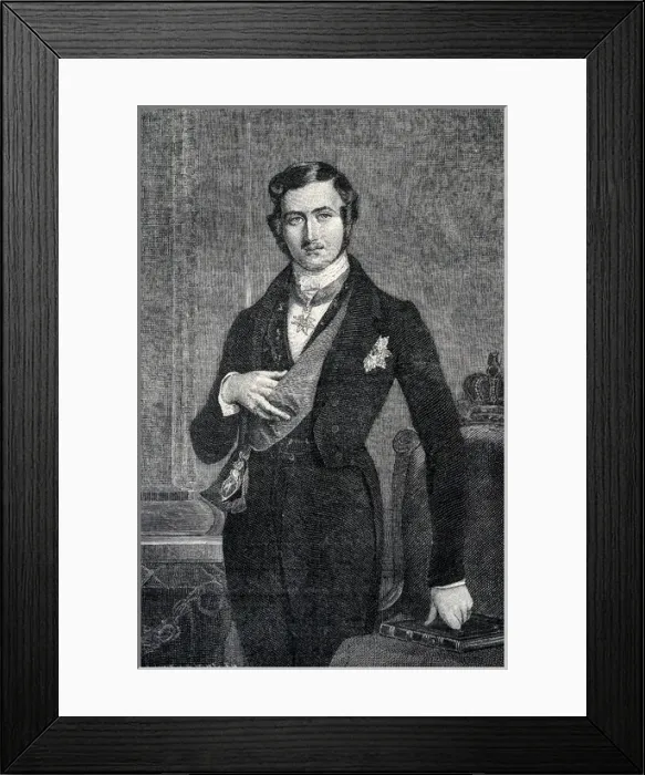 Framed Print : Albert of Saxe-Coburg and Gotha (1819-1861). Prince Framed Print : Albert of Saxe-Coburg and Gotha (1819-1861). Prince