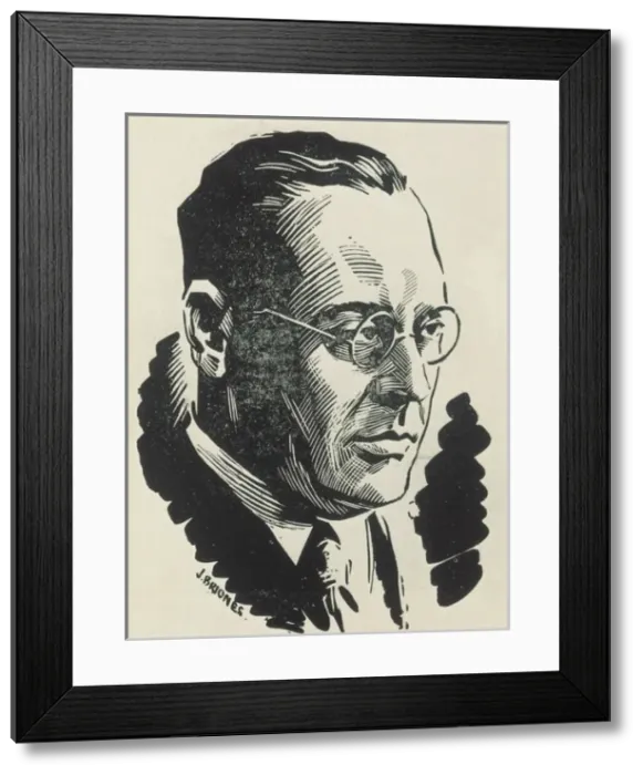 Framed Print : NEGRIN LOPEZ, Juan (1892-1956). Spanish politician Framed Print : NEGRIN LOPEZ, Juan (1892-1956). Spanish politician