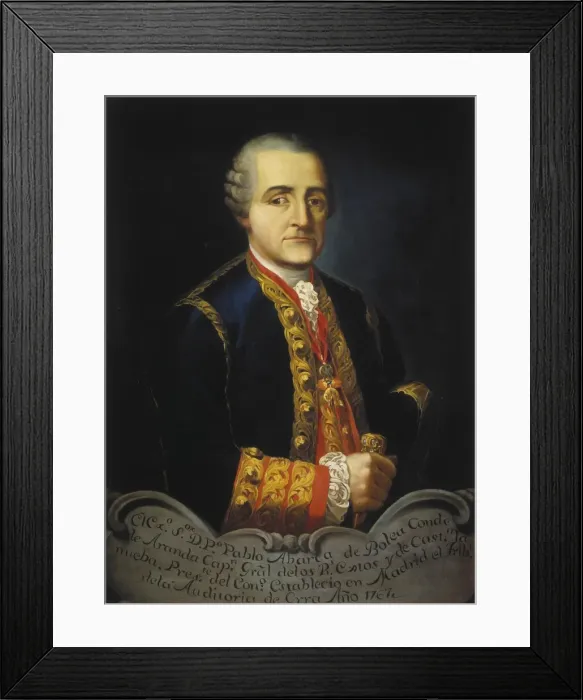 Framed Print : ARANDA, Pedro Pablo Abarca de Bolea, count of (1719-1798) Framed Print : ARANDA, Pedro Pablo Abarca de Bolea, count of (1719-1798)