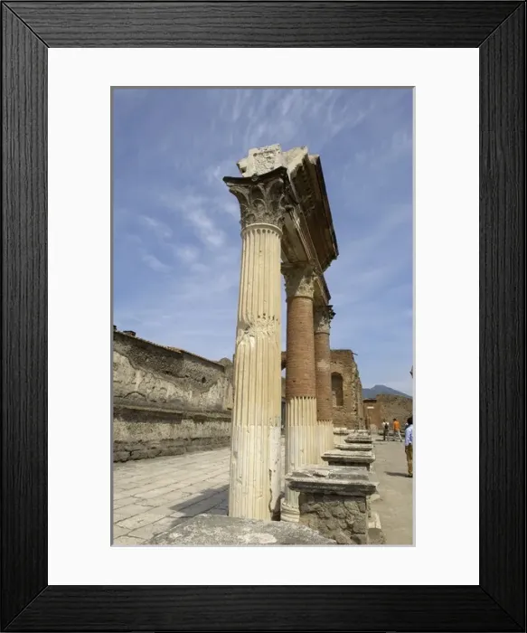 Framed Print : ITALY. Pompeii. The Forum. Roman art. Early Empire Framed Print : ITALY. Pompeii. The Forum. Roman art. Early Empire