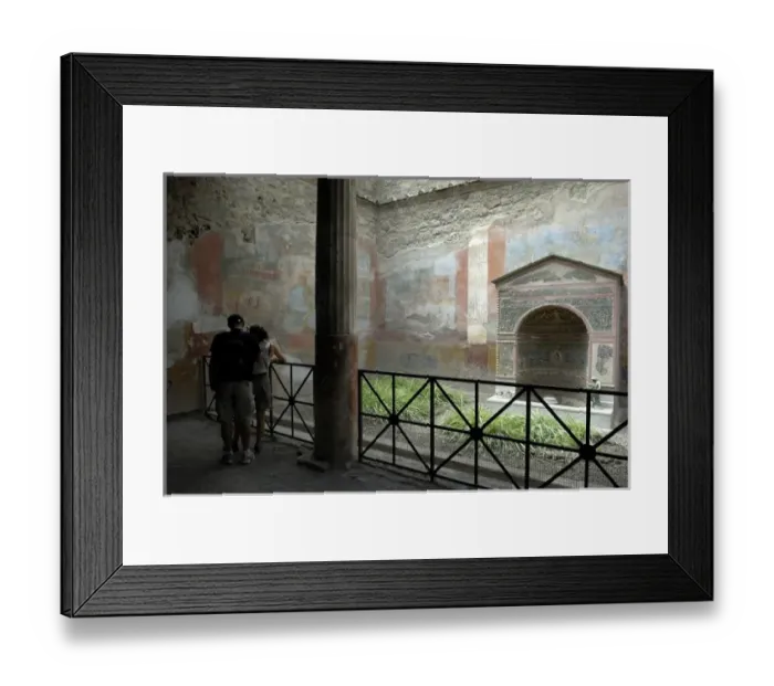 Framed Print : ITALY. Pompeii. The House of the Small Fountain Framed Print : ITALY. Pompeii. The House of the Small Fountain