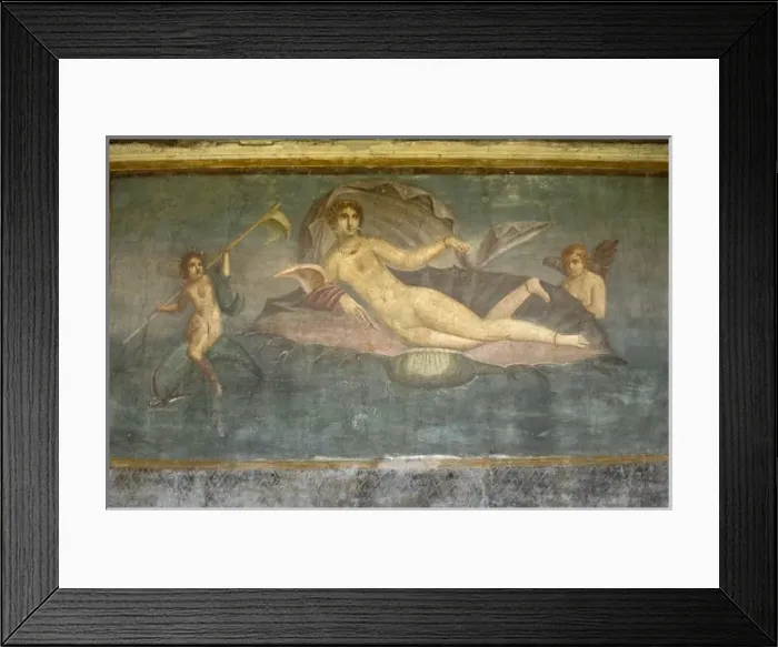 Framed Print : ITALY. Pompeii. Frescoes in the House of Venus in Framed Print : ITALY. Pompeii. Frescoes in the House of Venus in