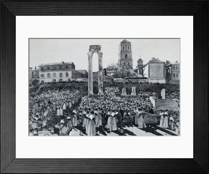 Framed Print : MISTRAL, Fr餩ric (1830-1914). French writer Framed Print : MISTRAL, Fr餩ric (1830-1914). French writer