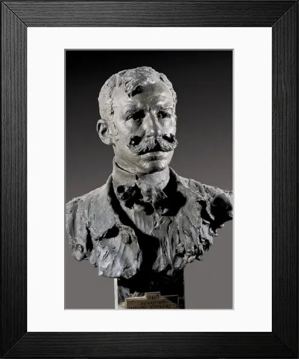Framed Print : BENLLIURE y GIL, Mariano (1862-1947). Self-portrait Framed Print : BENLLIURE y GIL, Mariano (1862-1947). Self-portrait