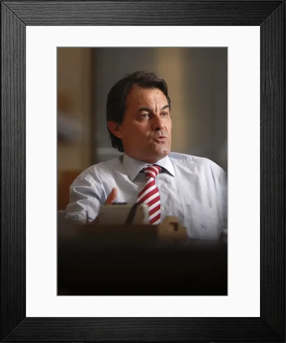 Framed Print : MAS i GAVARRӬArtur (1956). Catalan politician Framed Print : MAS i GAVARRӬArtur (1956). Catalan politician