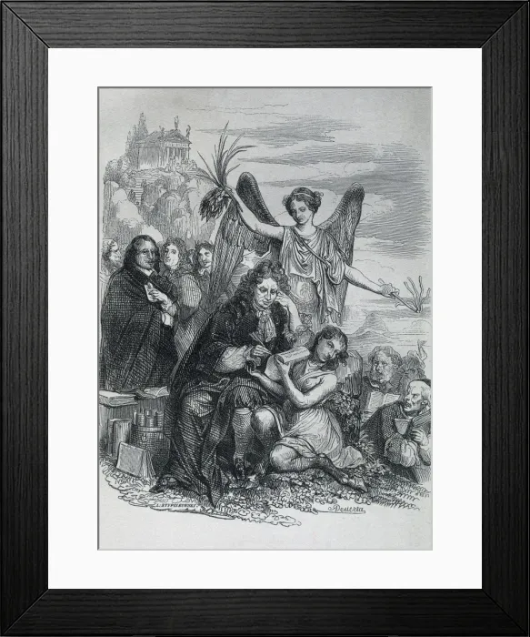 Framed Print : BOILEAU, Nicolas, also called Boileau-Despr页x Framed Print : BOILEAU, Nicolas, also called Boileau-Despr页x