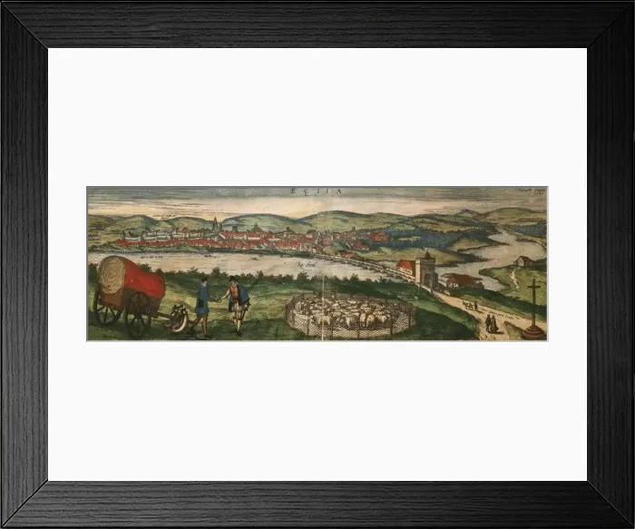 Framed Print : BRAUN, George (1541-1622). Civitatis Orbis Terrarum