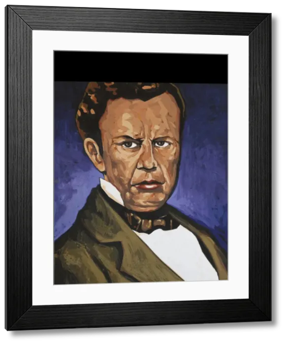 Framed Print : ASCASUBI, Hilario (1807-1875). Argentinian poet Framed Print : ASCASUBI, Hilario (1807-1875). Argentinian poet
