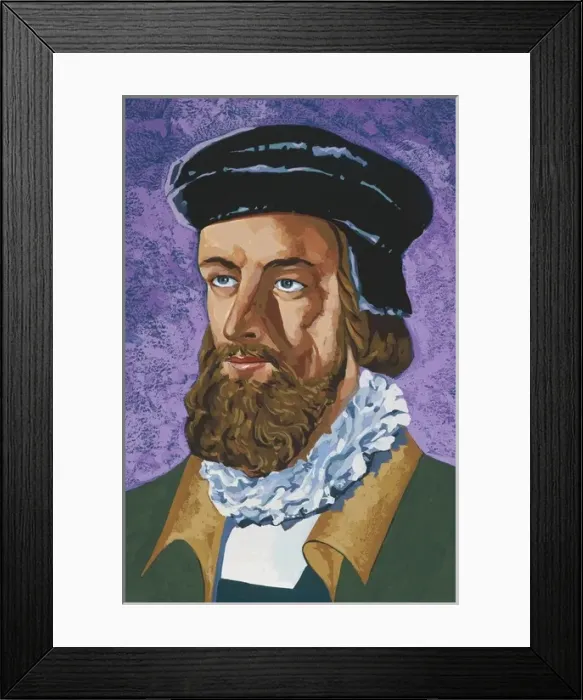 Framed Print : WYCLIFFE, John (ca. 1330 - 1384). English theologian Framed Print : WYCLIFFE, John (ca. 1330 - 1384). English theologian