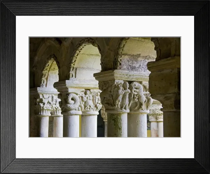 Framed Print : SPAIN. Santillana de Mar. St. Juliana Collegiate Framed Print : SPAIN. Santillana de Mar. St. Juliana Collegiate