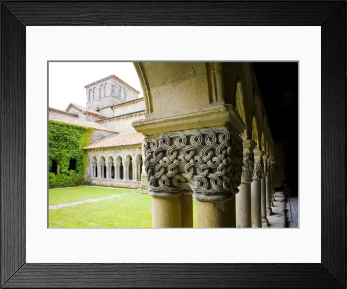 Framed Print : SPAIN. Santillana de Mar. St. Juliana Collegiate Framed Print : SPAIN. Santillana de Mar. St. Juliana Collegiate