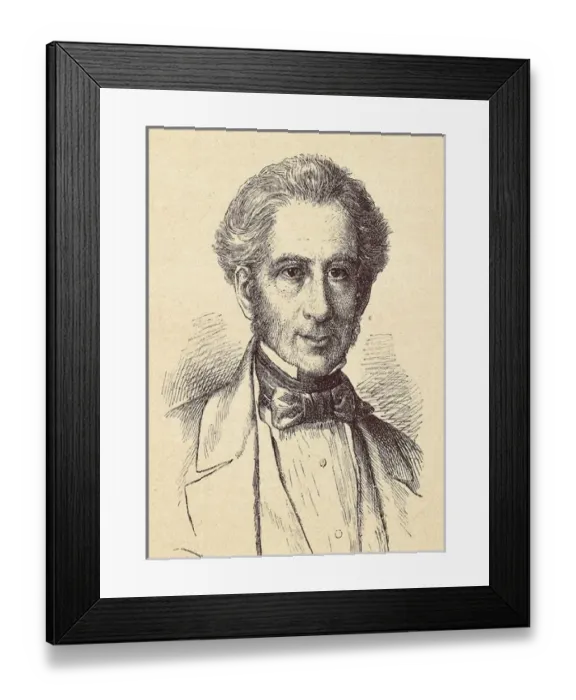 Framed Print : MARTINEZ DE LA ROSA, Francisco (1787-1862). Spanish Framed Print : MARTINEZ DE LA ROSA, Francisco (1787-1862). Spanish