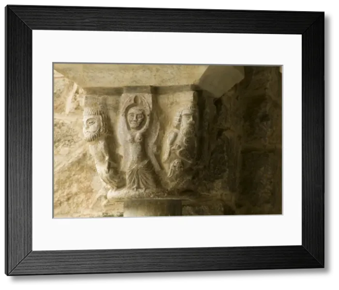 Framed Print : FRANCE. Casteil. Abbey of Sant Mart Framed Print : FRANCE. Casteil. Abbey of Sant Mart
