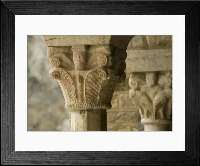Framed Print : FRANCE. Casteil. Abbey of Sant Mart Framed Print : FRANCE. Casteil. Abbey of Sant Mart
