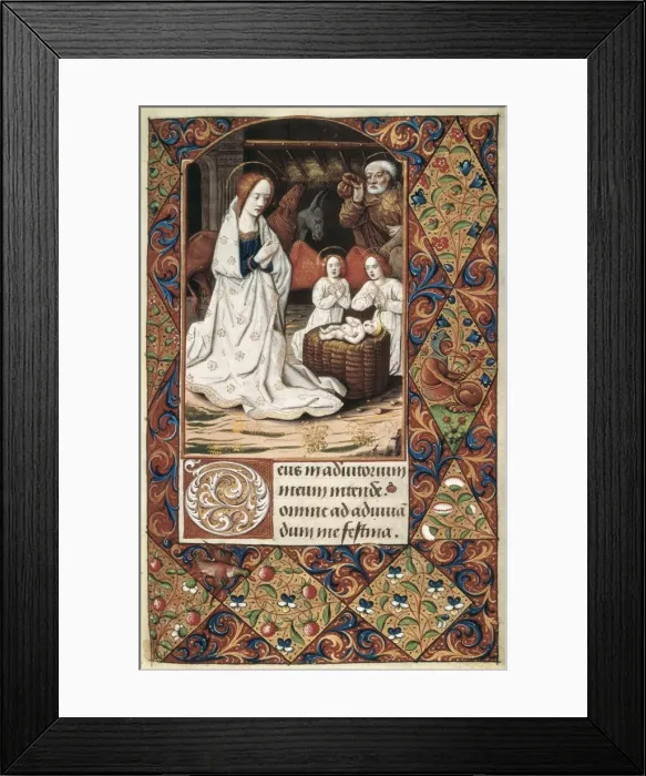 Framed Print : Book of Hours for Charles V. 16th c. Cod. Vitr Framed Print : Book of Hours for Charles V. 16th c. Cod. Vitr