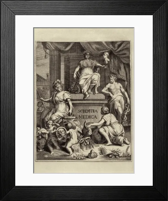 Framed Print : Boerhaave, Hermann. Dutch botanist, humanist Framed Print : Boerhaave, Hermann. Dutch botanist, humanist