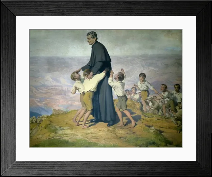 Framed Print : Bosco, Saint John (1815-1888). Italian priest Framed Print : Bosco, Saint John (1815-1888). Italian priest