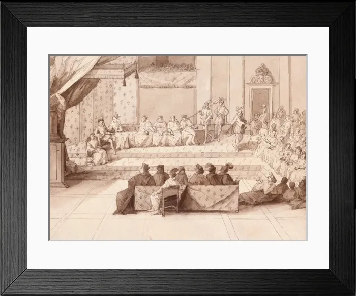 Framed Print : France (1588). Assembly of the General States (29-II-1588) Framed Print : France (1588). Assembly of the General States (29-II-1588)
