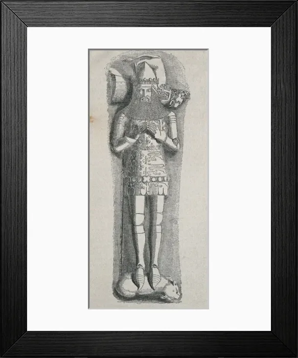Framed Print : EDWARD OF WOODSTOCK The Black Prince (1330-1376) Framed Print : EDWARD OF WOODSTOCK The Black Prince (1330-1376)