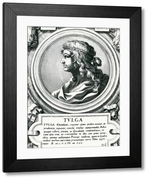 Framed Print : TULGA (6th centuryI). Visigothic King of Hispania Framed Print : TULGA (6th centuryI). Visigothic King of Hispania