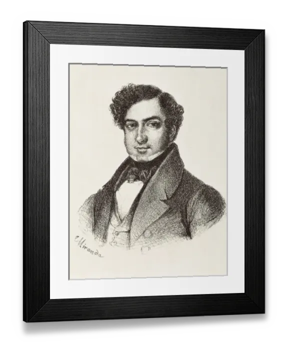 Framed Print : BURGOS Y OLMO, Francisco Javier de (1778-1849) Framed Print : BURGOS Y OLMO, Francisco Javier de (1778-1849)