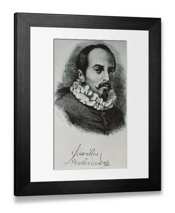 Framed Print : ALARCON Y MENDOZA, Juan Ru Framed Print : ALARCON Y MENDOZA, Juan Ru
