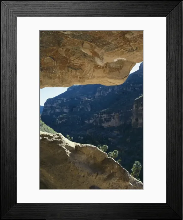 Framed Print : MEXICO. BAJA CALIFORNIA SUR. Painted Cave. Cave Framed Print : MEXICO. BAJA CALIFORNIA SUR. Painted Cave. Cave