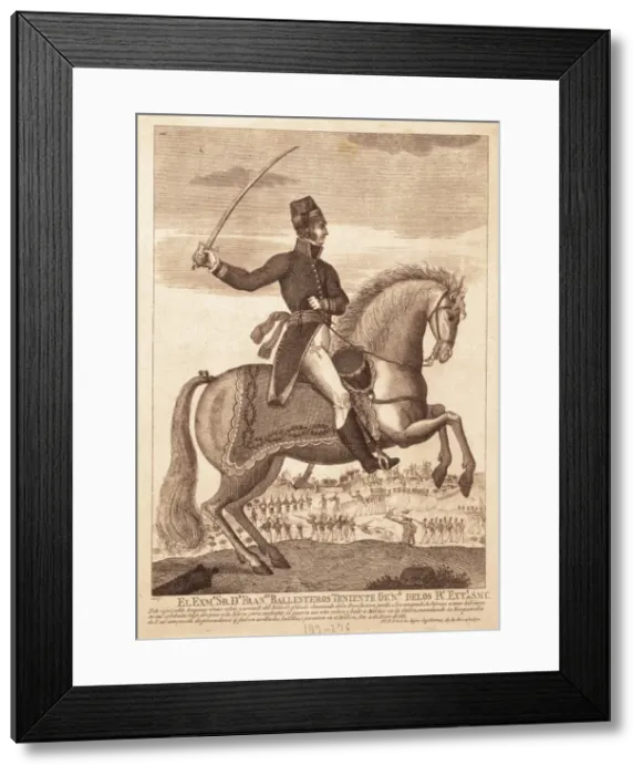 Framed Print : BALLESTEROS, Francisco L󰥺(1770-1833). Spanish