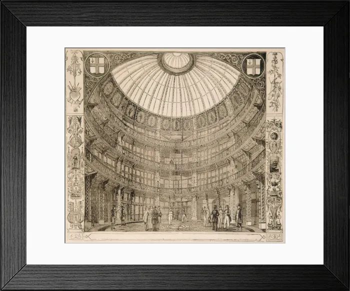 Framed Print : New Stock Exchange in London dealing with contracts Framed Print : New Stock Exchange in London dealing with contracts