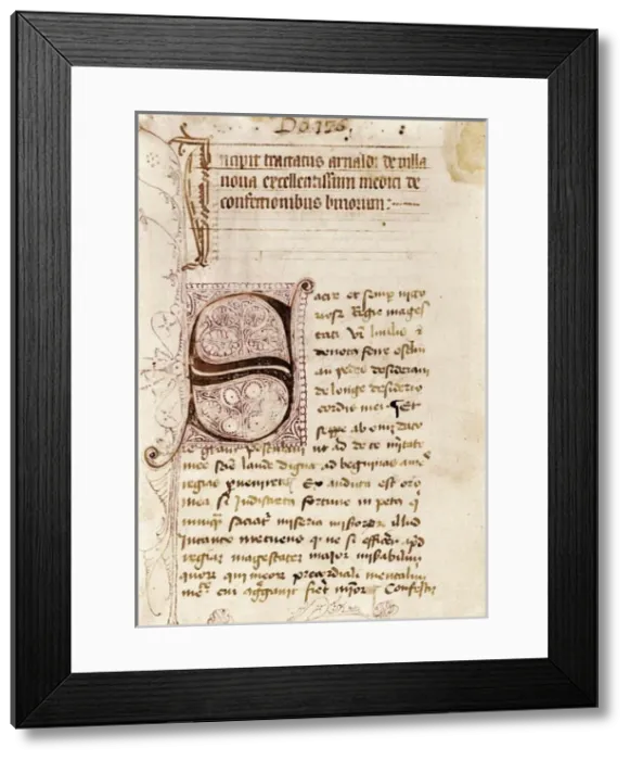 Framed Print : VILANOVA, Arnau de (1238-1311). Alchemist, astrologer Framed Print : VILANOVA, Arnau de (1238-1311). Alchemist, astrologer