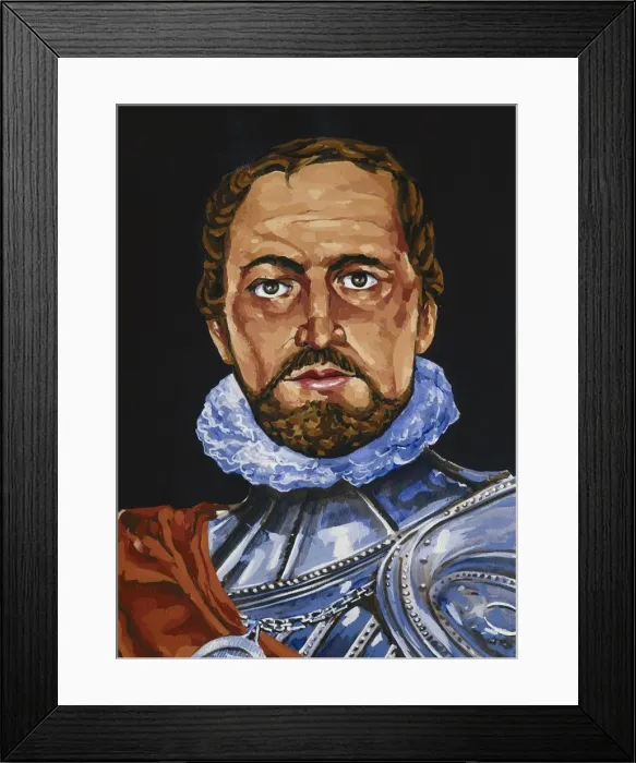 Framed Print : Santa Cruz, Alvaro de Bazan, Marques de (1526-1588) Framed Print : Santa Cruz, Alvaro de Bazan, Marques de (1526-1588)