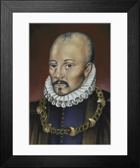 Framed Print : MONTAIGNE, Michel de (1533-1592). French writer Framed Print : MONTAIGNE, Michel de (1533-1592). French writer