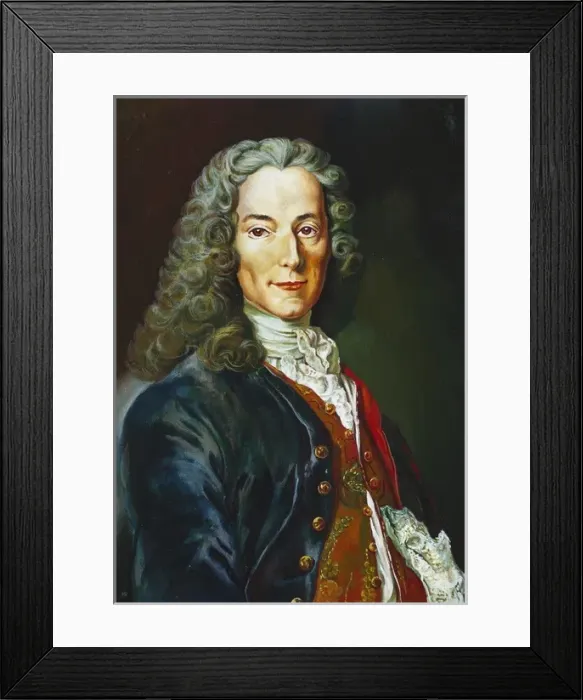 Framed Print : VOLTAIRE, Fran篩s-Marie Arouet, also known as (1694-1778) Framed Print : VOLTAIRE, Fran篩s-Marie Arouet, also known as (1694-1778)