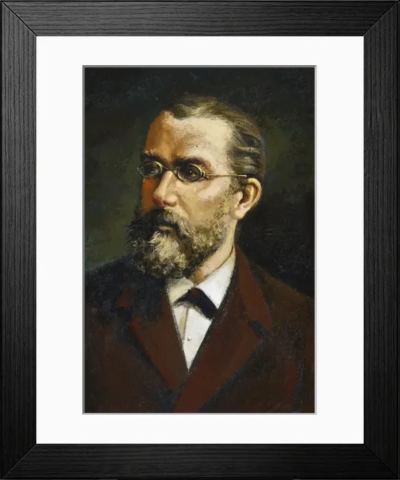 Framed Print : KOCH, Robert (1843-1910). German physician, discoverer Framed Print : KOCH, Robert (1843-1910). German physician, discoverer