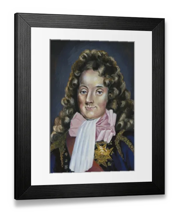 Framed Print : SAINT-SIMON, Louis de (1675 - 1755). Duc de Rouvroy