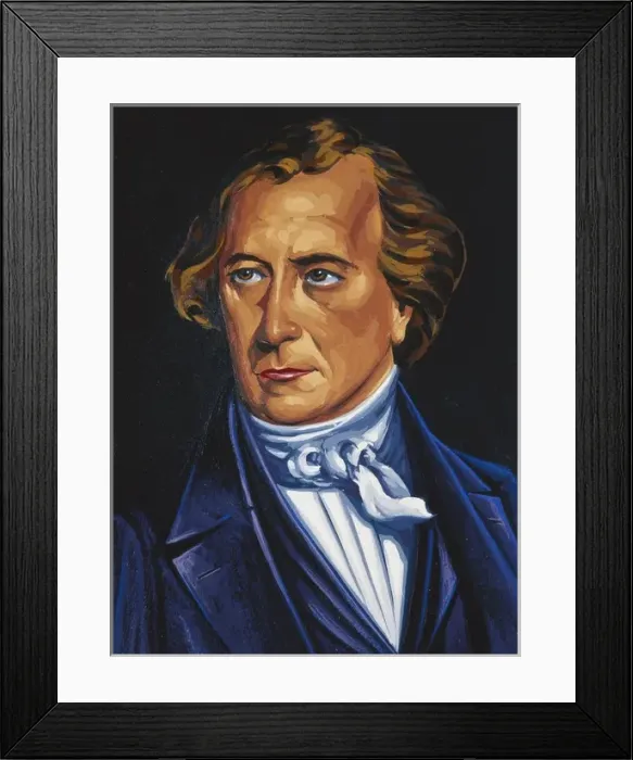 Framed Print : ARAGO, Fran篩s (1786 - 1853). French physicist Framed Print : ARAGO, Fran篩s (1786 - 1853). French physicist