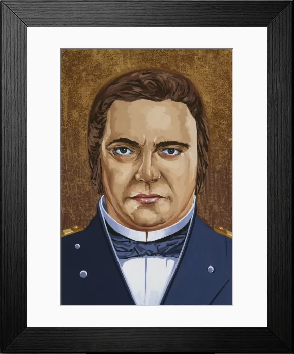 Framed Print : SANTANA Y FAMILIAS, Pedro (1801 - 1864). Dominican Framed Print : SANTANA Y FAMILIAS, Pedro (1801 - 1864). Dominican