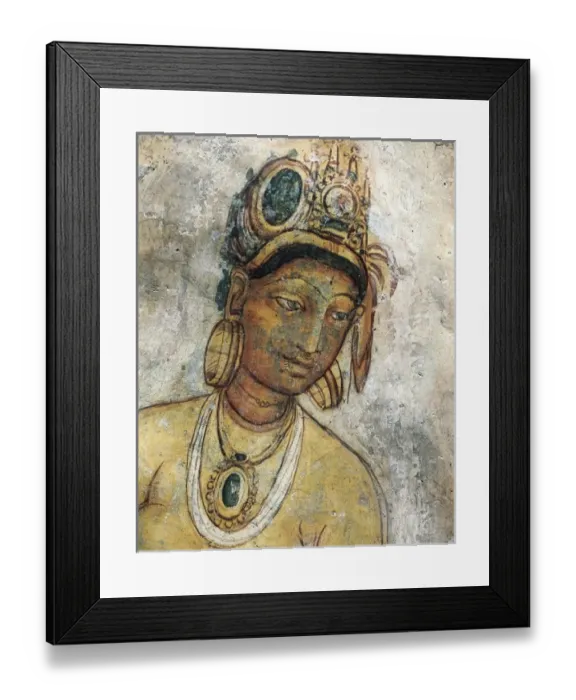 Framed Print : Maidens among clouds. 5th c. SRI LANKA. Sigiriya Framed Print : Maidens among clouds. 5th c. SRI LANKA. Sigiriya