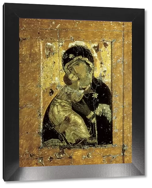 Our Lady of Vladimir. beg. 12th c. Icon moved