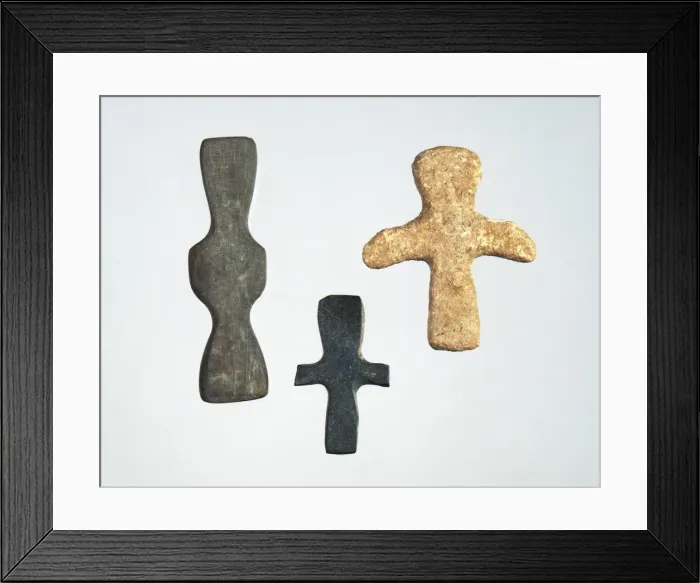 Framed Print : Idols representations of ancestors. They proceed Framed Print : Idols representations of ancestors. They proceed