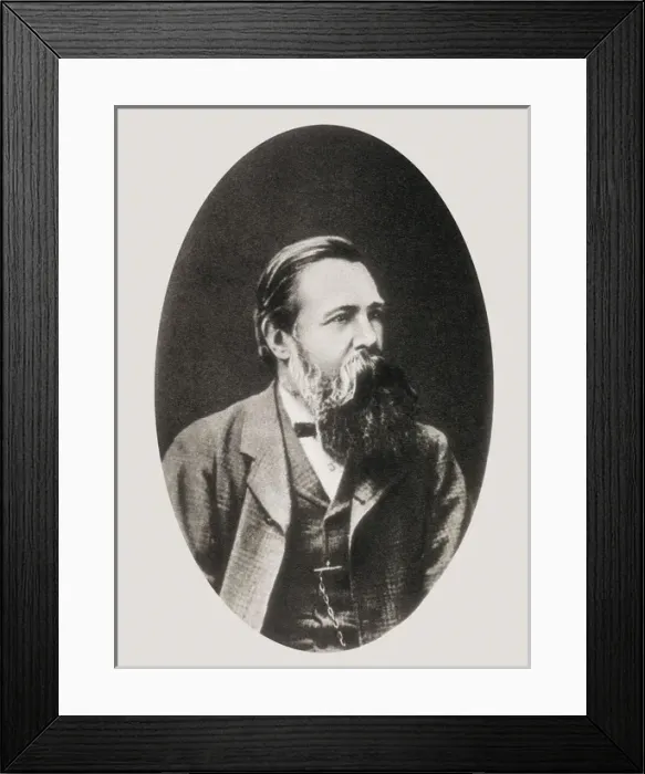 Framed Print : ENGELS, Friedrich (1820-1895). German socialist Framed Print : ENGELS, Friedrich (1820-1895). German socialist