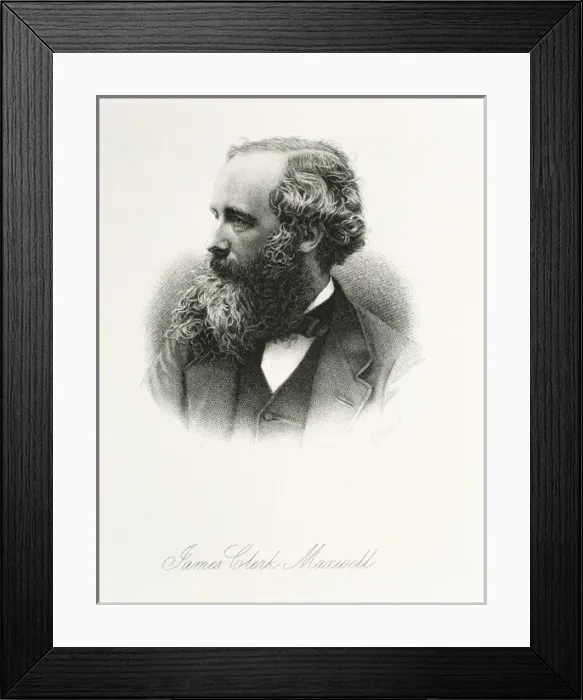 Framed Print : MAXWELL, James Clerk (1831-1879). Scottish theoretical Framed Print : MAXWELL, James Clerk (1831-1879). Scottish theoretical