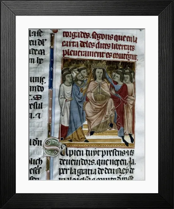 Framed Print : JAMES II of Mallorca (1243-1311). King of Majorca Framed Print : JAMES II of Mallorca (1243-1311). King of Majorca