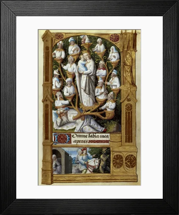 Framed Print : Book of Hours for Charles V. 16th c. French school Framed Print : Book of Hours for Charles V. 16th c. French school