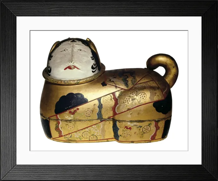Framed Print : Representation of a cat, s. XVI. Bring clothing Framed Print : Representation of a cat, s. XVI. Bring clothing