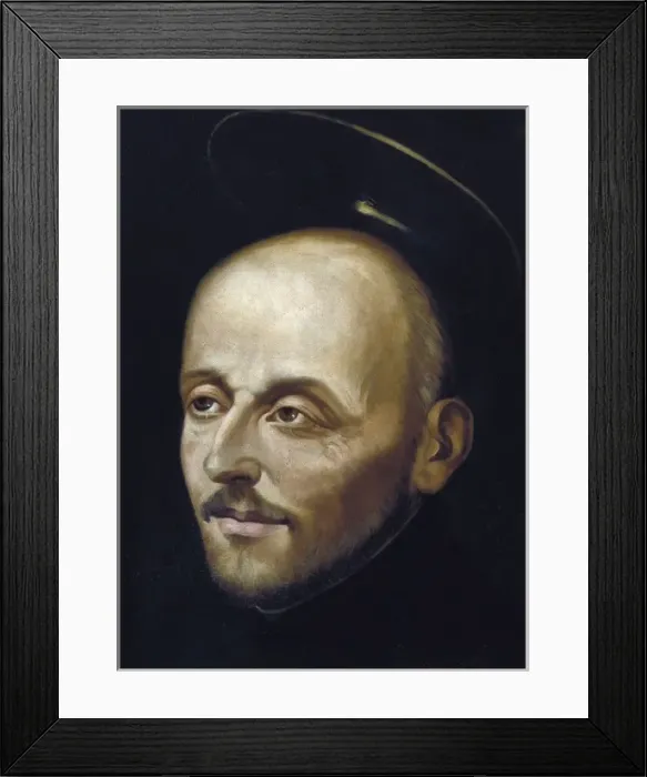Framed Print : Loyola, Saint Ignacius of (1491-1556). Spanish religious Framed Print : Loyola, Saint Ignacius of (1491-1556). Spanish religious