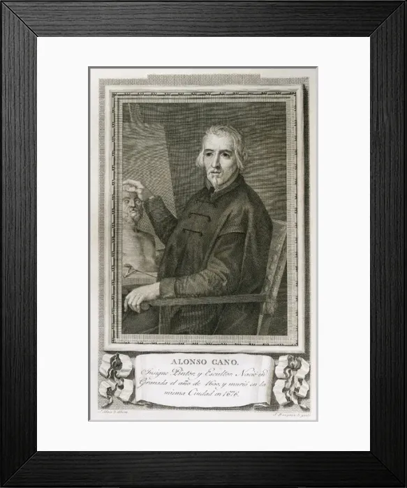 Framed Print : CANO, Alonso (1601-1667). Spanish painter, architect