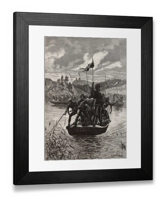 Framed Print : Hundred Years War. Battle of Roosebeke of November Framed Print : Hundred Years War. Battle of Roosebeke of November